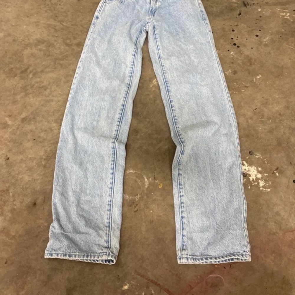 PacSun Women's Light Blue Straight Leg Jeans